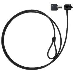 TooQ Cable de Seguridad con Llave para Portátiles 1.5 metros, Gris Oscuro
