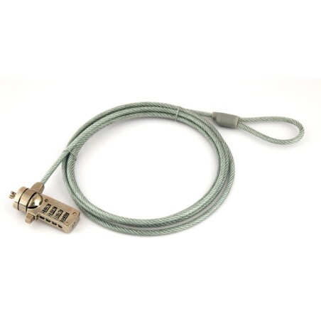 Gembird LK-CL-01 cable antirrobo Plata