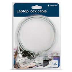 Gembird LK-K-01 cable antirrobo Plata 1,8 m