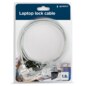 Gembird LK-K-01 cable antirrobo Plata 1,8 m