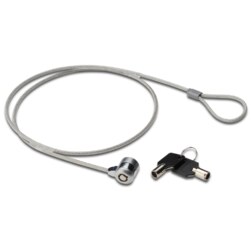 Ewent EW1242 cable antirrobo Negro, Acero inoxidable 1,5 m