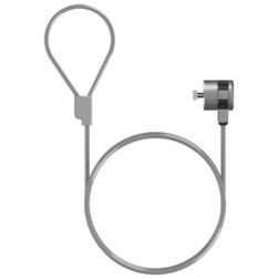 AISENS Cable de Seguridad con Cerradura de Llave para Ordenador, Monitor, Portatil 1.5 m