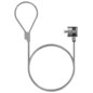 AISENS Cable de Seguridad con Cerradura de Llave para Ordenador, Monitor, Portatil 1.5 m