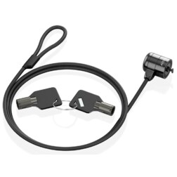 AISENS ASLK-D40K04-BK cable antirrobo Negro 1,5 m