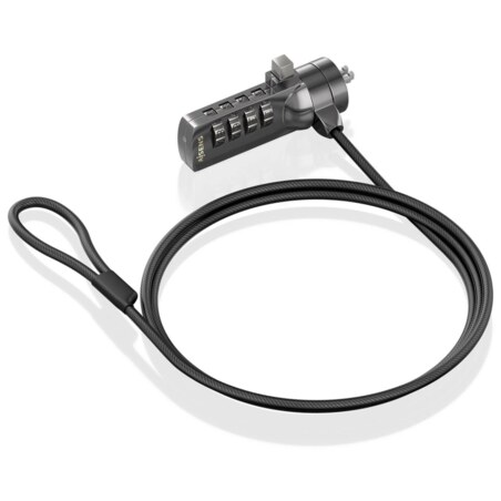 AISENS ASLK-D40N03-BK cable antirrobo Negro 1,5 m