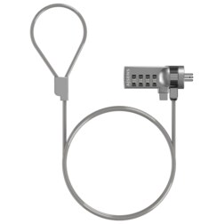 AISENS Cable de Seguridad con Cerradura de Combinacion para Ordenador, Monitor, Portatil 1.5M