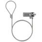 AISENS Cable de Seguridad con Cerradura de Combinacion para Ordenador, Monitor, Portatil 1.5M