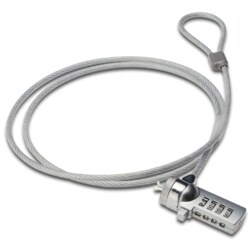 Ewent EW1241 cable antirrobo Plata 1,5 m