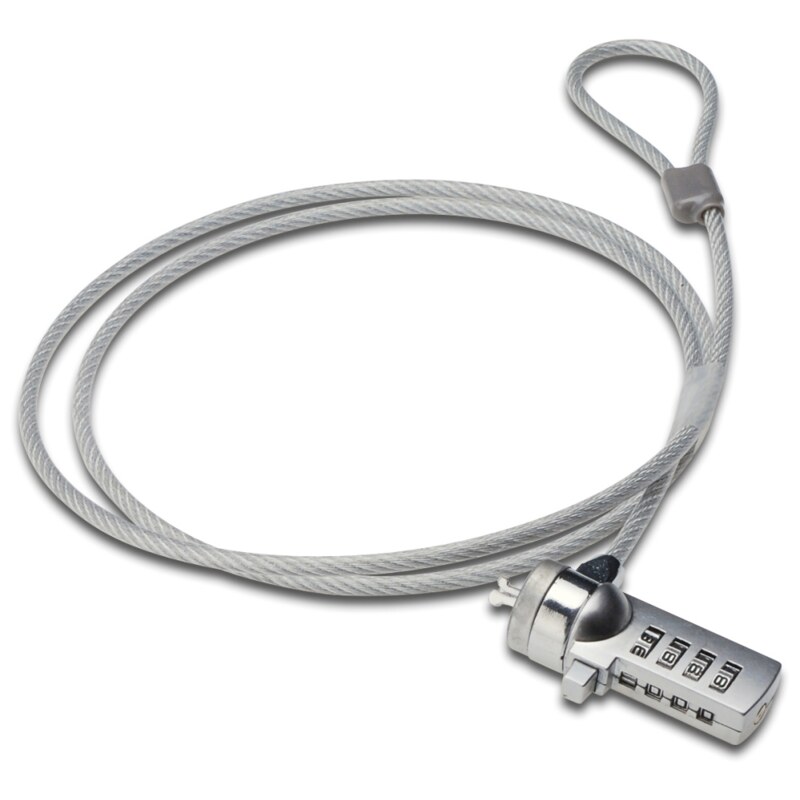 Ewent EW1241 cable antirrobo Plata 1,5 m