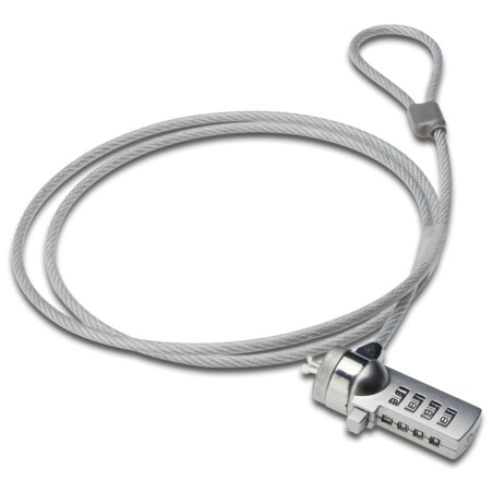Ewent EW1241 cable antirrobo Plata 1,5 m