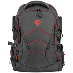 GENESIS Pallad 550 43,9 cm (17.3") Mochila Negro, Rojo
