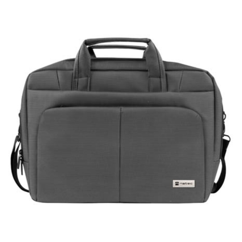 NATEC Gazelle 39,6 cm (15.6") Maletín Gris