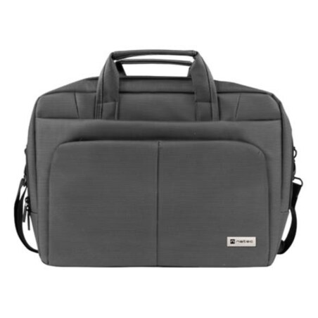 NATEC Gazelle 39,6 cm (15.6") Maletín Gris