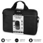 SUBBLIM Maletín con Ratón Select Pack Wired Mouse USB + Laptop bag 15,6"