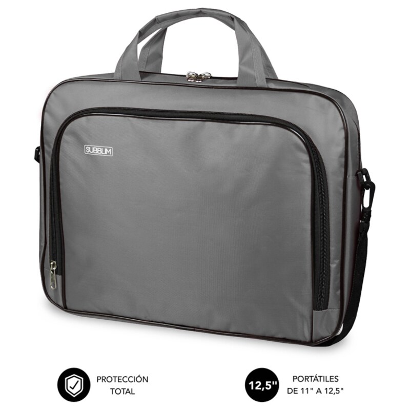 SUBBLIM Maletín Ordenador Oxford Laptop Bag 11-12,5" Grey