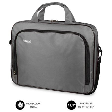 SUBBLIM Maletín Ordenador Oxford Laptop Bag 11-12,5" Grey