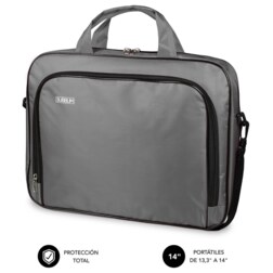 SUBBLIM Maletín Ordenador Oxford Laptop Bag 13,3"-14" Grey