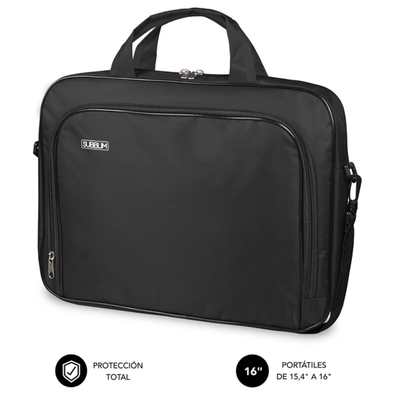 SUBBLIM Maletín Ordenador Oxford Laptop Bag 15,4-16" Black
