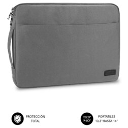 SUBBLIM Funda Ordenador Urban Laptop Sleeve 13,3-14" Grey