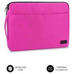 SUBBLIM Funda Ordenador Urban Laptop Sleeve 13,3-14" Pink