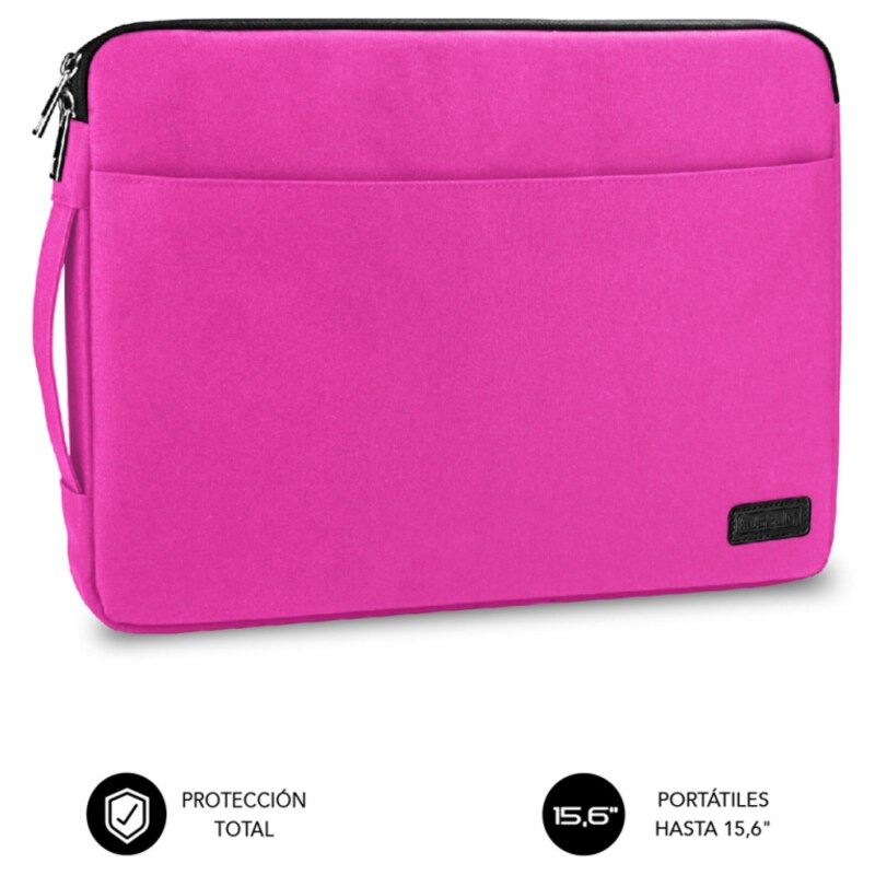 SUBBLIM Funda Ordenador Urban Laptop Sleeve 15,6" Pink
