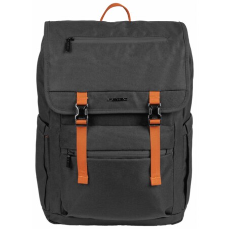 NATEC Niala Ginger Orange 39,6 cm (15.6") Mochila Negro