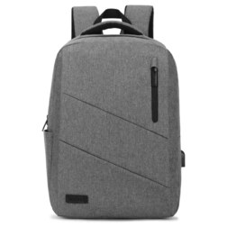 SUBBLIM City Backpack Mochila para portátil 15.6", Poliéster Oxford, Gris
