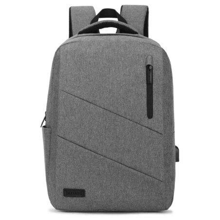 SUBBLIM City Backpack Mochila para portátil 15.6", Poliéster Oxford, Gris