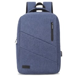 SUBBLIM City Backpack Mochila para portátil 15.6", Poliéster Oxford, Azul