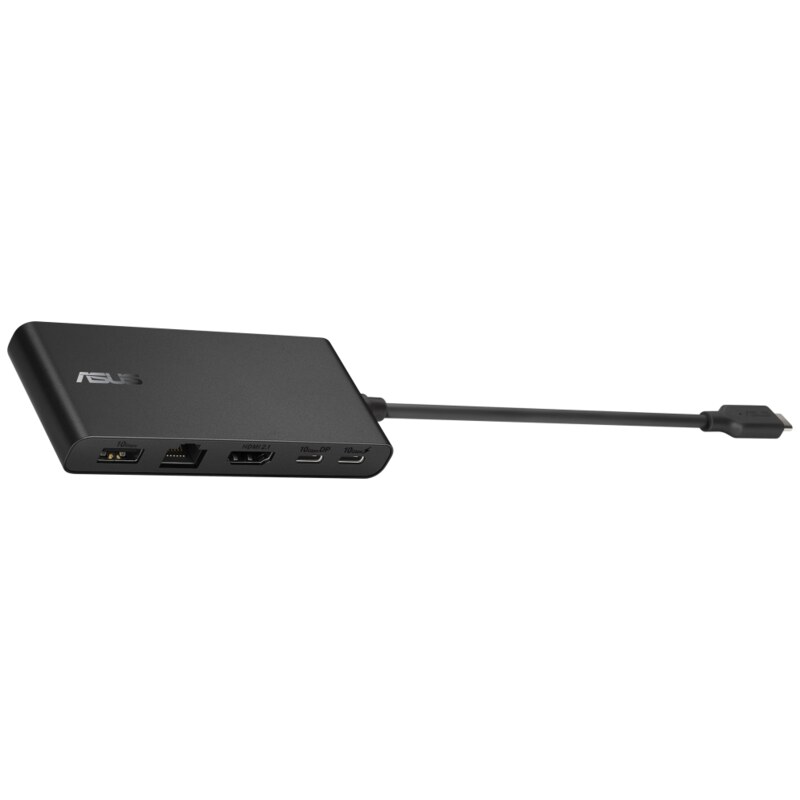 ASUS Dual 4K USB-C Dock DC201 Alámbrico USB 3.2 Gen 2 (3.1 Gen 2) Type-C Negro