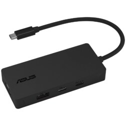 ASUS 4 in 1 USB-C Dock DC110 Alámbrico USB 3.2 Gen 2 (3.1 Gen 2) Type-C Negro