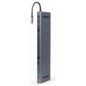 Gembird A-CM-COMBO9-01 base para portátil y replicador de puertos USB 3.2 Gen 1 (3.1 Gen 1) Type-C Gris