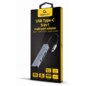 Gembird A-CM-COMBO5-02 base para portátil y replicador de puertos Alámbrico USB 3.2 Gen 1 (3.1 Gen 1) Type-C Plata