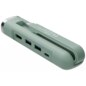 Ewent EW1148 base para portátil y replicador de puertos Alámbrico USB 3.2 Gen 1 (3.1 Gen 1) Type-C Verde
