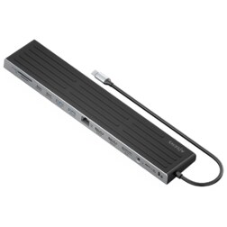 AISENS USB-C Dock 13 en 1, USB-C A 2xHDMI, 1xDisplayPort, 1xRJ45, 3xUSB-A, 2xUSB-C, 1xUSB-C PD, 1xSD, 1xMicro SD, 1xAudio, 1xRan