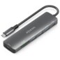AISENS ASUC-7P025-GR base para portátil y replicador de puertos Alámbrico USB 3.2 Gen 1 (3.1 Gen 1) Type-C