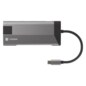 NATEC Fowler Plus USB Tipo C Negro, Gris