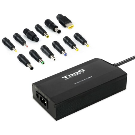 TooQ TQLC-100BS01M adaptador e inversor de corriente Auto/Interior Negro