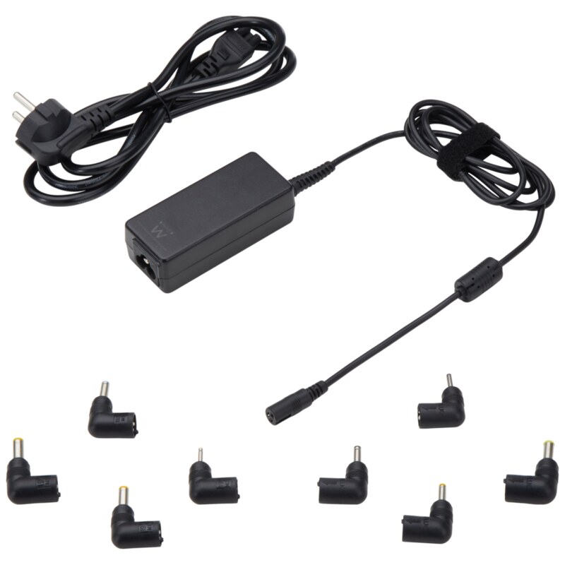 Ewent EW3963 adaptador e inversor de corriente Interior 45 W Negro