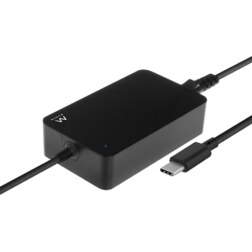 Ewent EW3980 adaptador e inversor de corriente Interior 65 W Negro