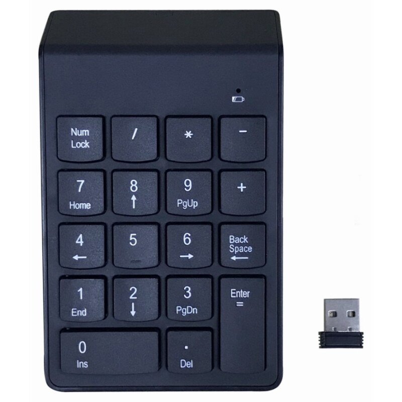 Gembird KPD-W-02 teclado numérico Portátil/PC Bluetooth Negro
