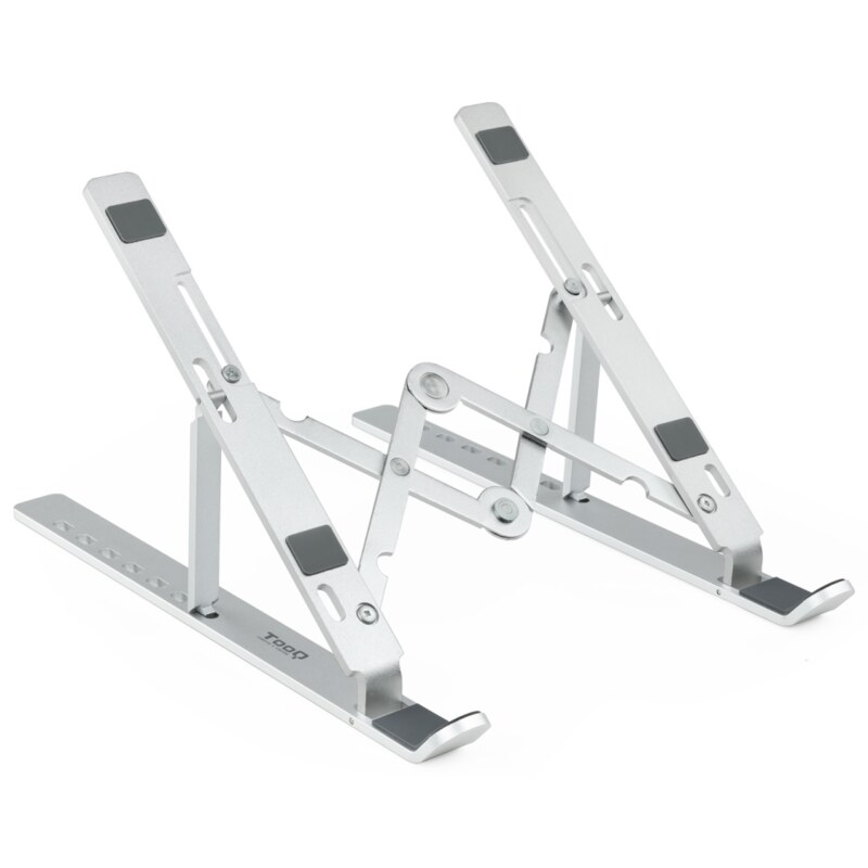 TooQ TQLRS0033-AL soporte para ordenador portátil Soporte para ordenador portátil y tableta Plata 38,1 cm (15")