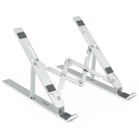 TooQ TQLRS0033-AL soporte para ordenador portátil Soporte para ordenador portátil y tableta Plata 38,1 cm (15")