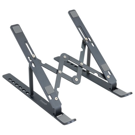 TooQ Soporte Elevador para Portátiles, Tablets, Móviles y Libros, Gris