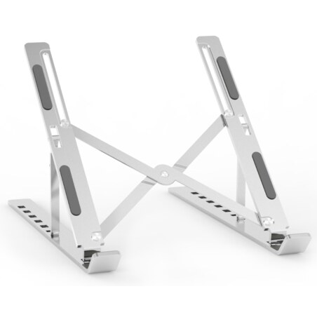 AISENS Soporte de Sobremesa Ajustable para Portatil / Tablet, Plata
