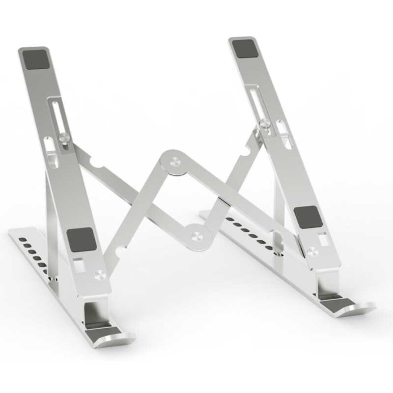 AISENS Soporte de Sobremesa Ajustable para Portatil / Tablet, Plata