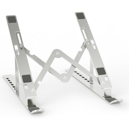 AISENS Soporte de Sobremesa Ajustable para Portatil / Tablet, Plata