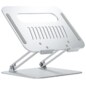 AISENS Soporte de Sobremesa XL 10-17 Ajustable para Portatil / Tablet, Plata