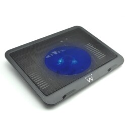 Ewent EW1250 almohadilla fría 40,6 cm (16") 1000 RPM Negro