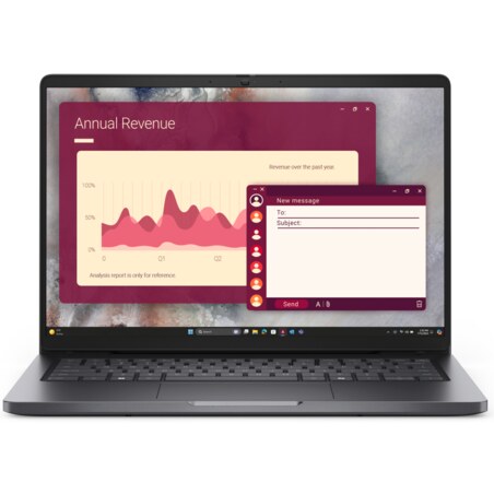 DELL Pro 14 PC14250 Intel Core Ultra 5 225U Portátil 35,6 cm (14") Full HD+ 16 GB DDR5-SDRAM 512 GB SSD Wi-Fi 6E (802.11ax) Wind